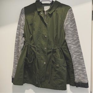 Torrid Synch-Waist Forest Green Jacket (1XL)